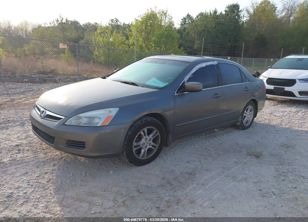 2007 HONDA ACCORD 2.4 EX VIN: 1HGCM56867A071544