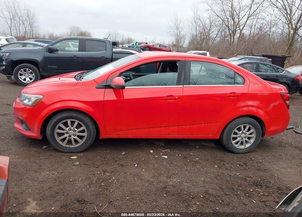 2017 CHEVROLET SONIC LT AUTO VIN: 1G1JD5SH7H4118763