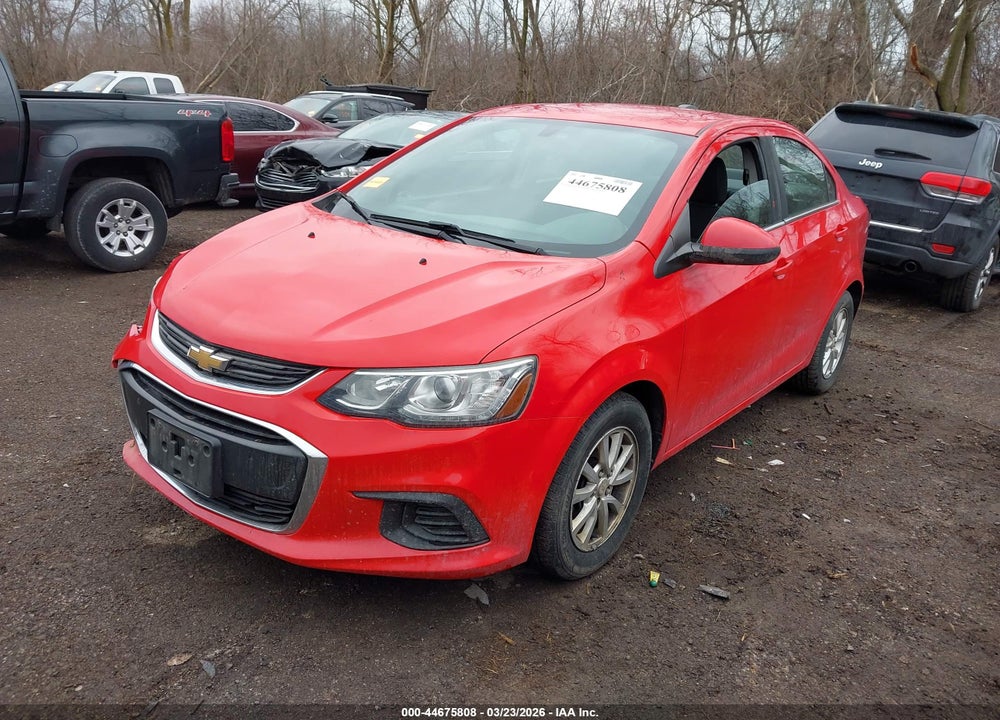 2017 CHEVROLET SONIC LT AUTO VIN: 1G1JD5SH7H4118763