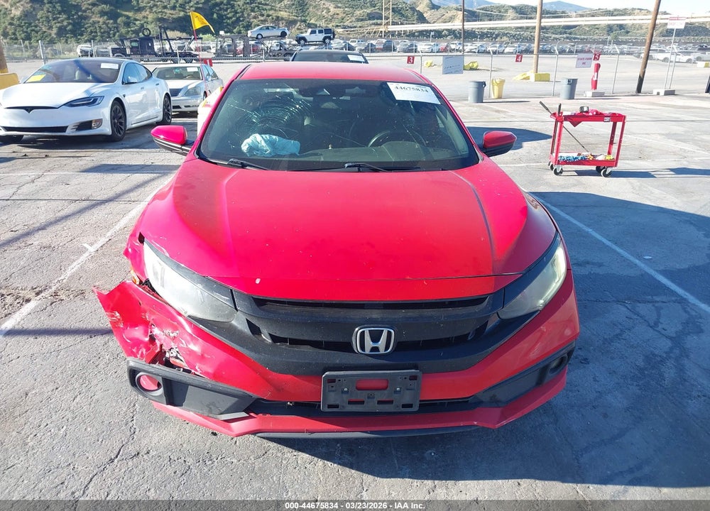 2019 HONDA CIVIC SPORT VIN: 2HGFC2F8XKH535458