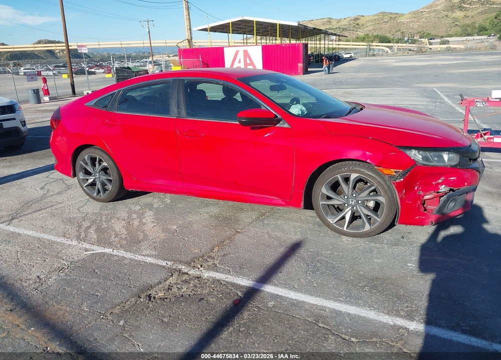 2019 HONDA CIVIC SPORT VIN: 2HGFC2F8XKH535458