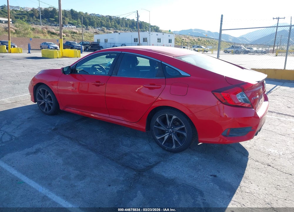 2019 HONDA CIVIC SPORT VIN: 2HGFC2F8XKH535458