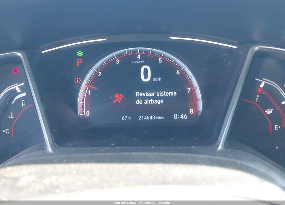 2019 HONDA CIVIC SPORT VIN: 2HGFC2F8XKH535458