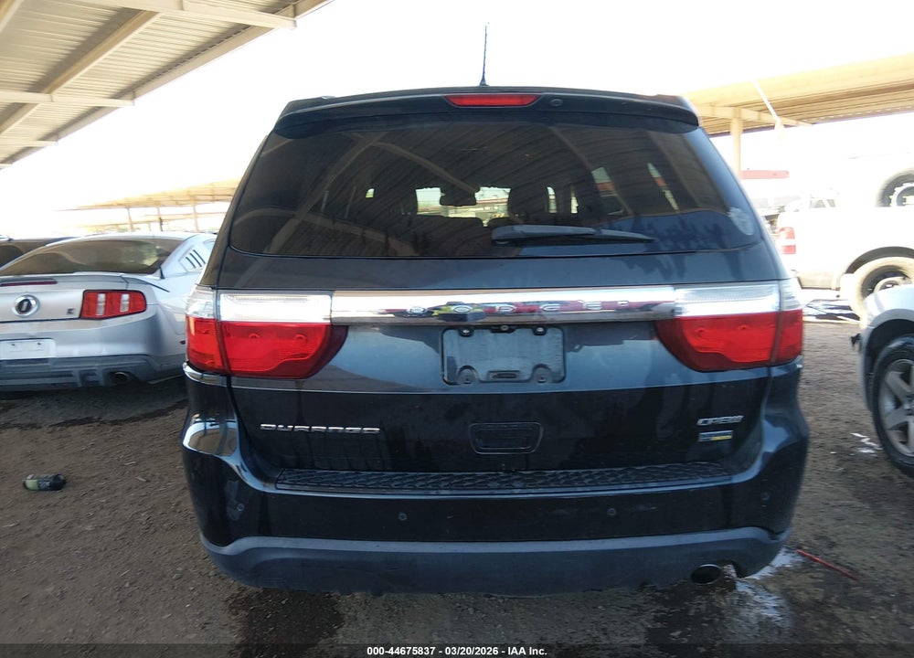 2013 DODGE DURANGO CREW VIN: 1C4RDHDG7DC664284