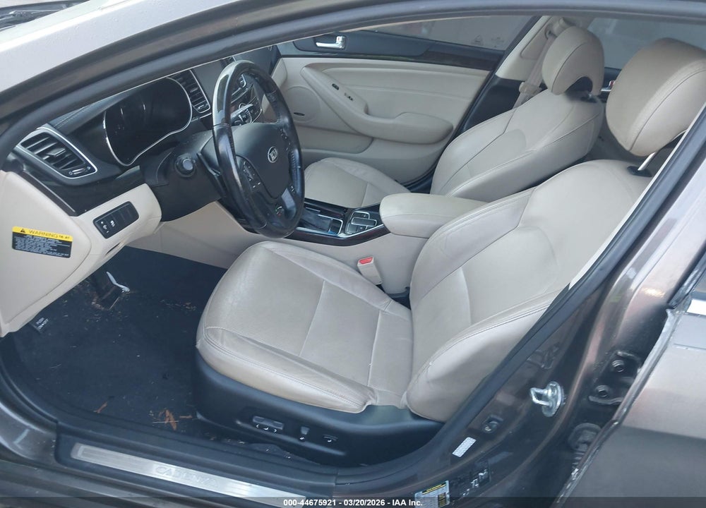 2014 KIA CADENZA PREMIUM VIN: KNALN4D75E5134345