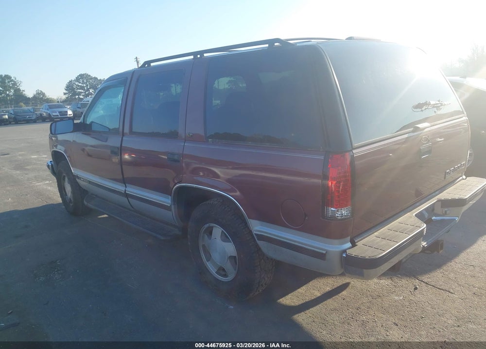 1997 CHEVROLET TAHOE LS VIN: 1GNEK13R2VJ423414