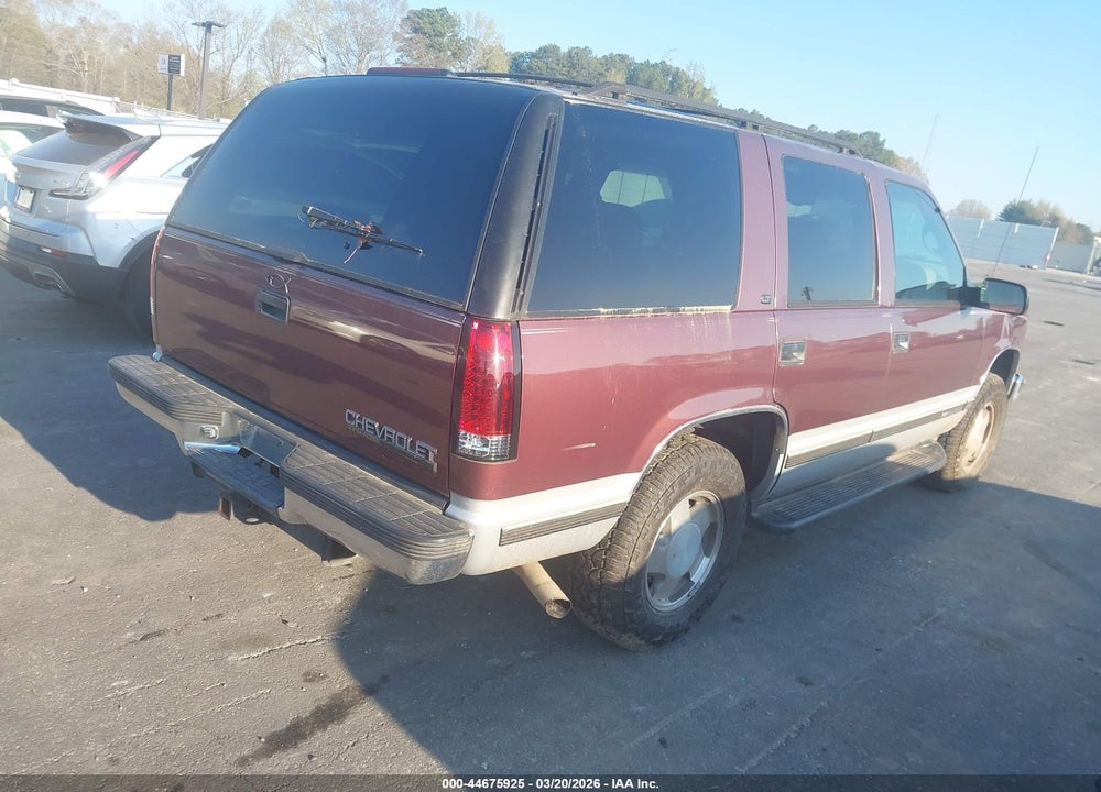 1997 CHEVROLET TAHOE LS VIN: 1GNEK13R2VJ423414