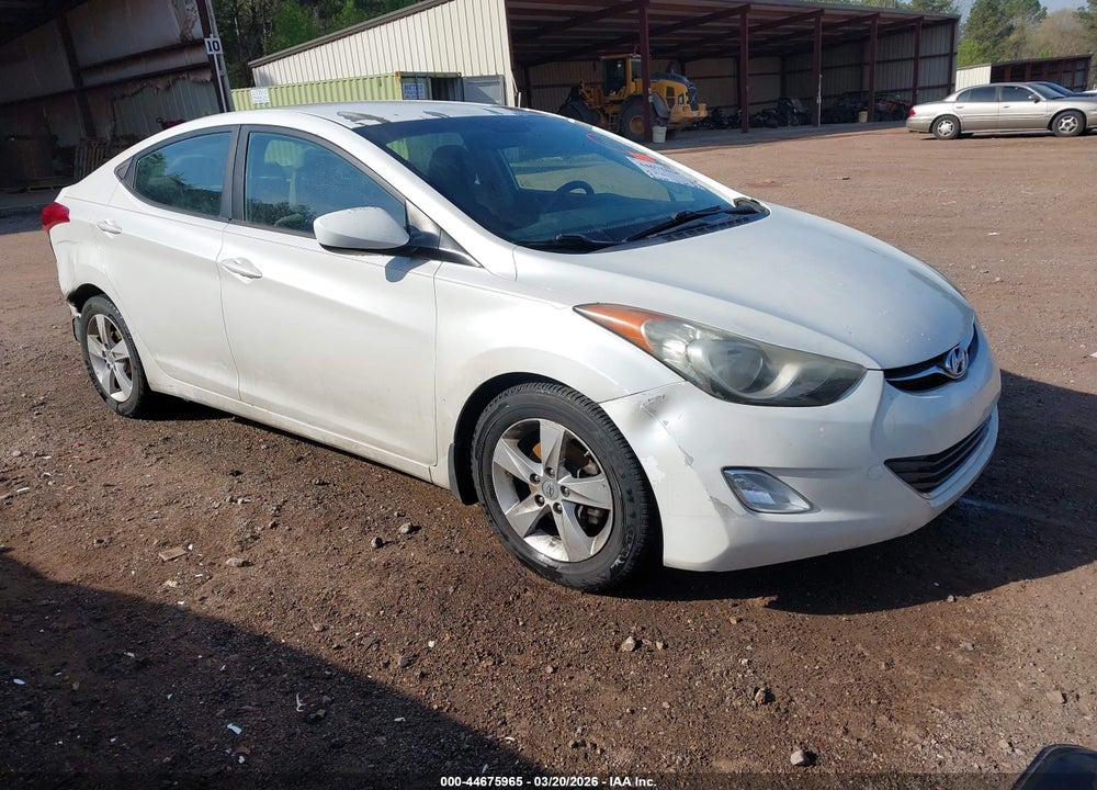 2013 HYUNDAI ELANTRA GLS VIN: 5NPDH4AE6DH431334