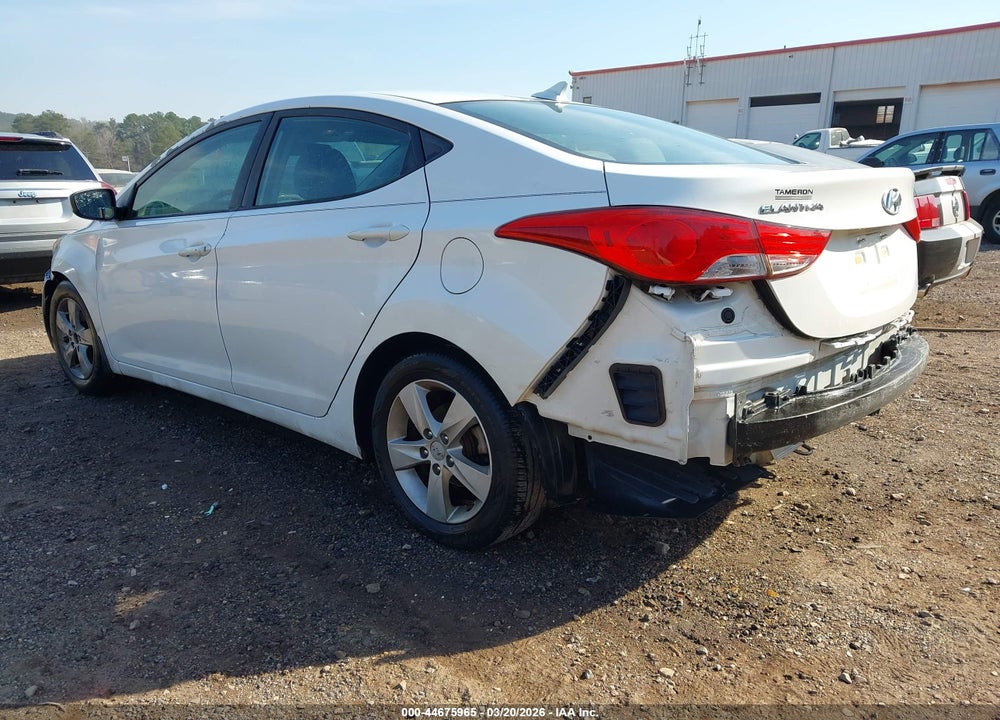 2013 HYUNDAI ELANTRA GLS VIN: 5NPDH4AE6DH431334