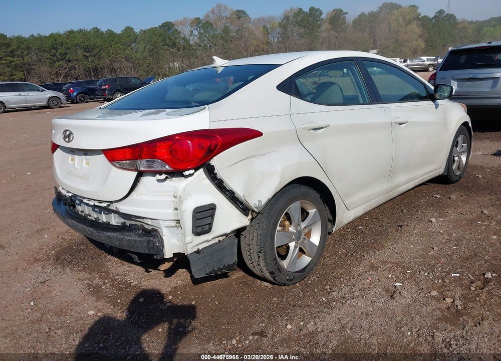 2013 HYUNDAI ELANTRA GLS VIN: 5NPDH4AE6DH431334