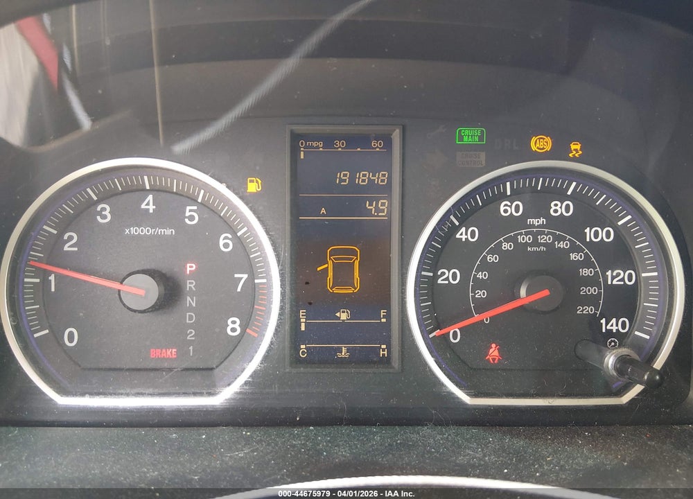 2010 HONDA CR-V LX VIN: 5J6RE3H3XAL043702