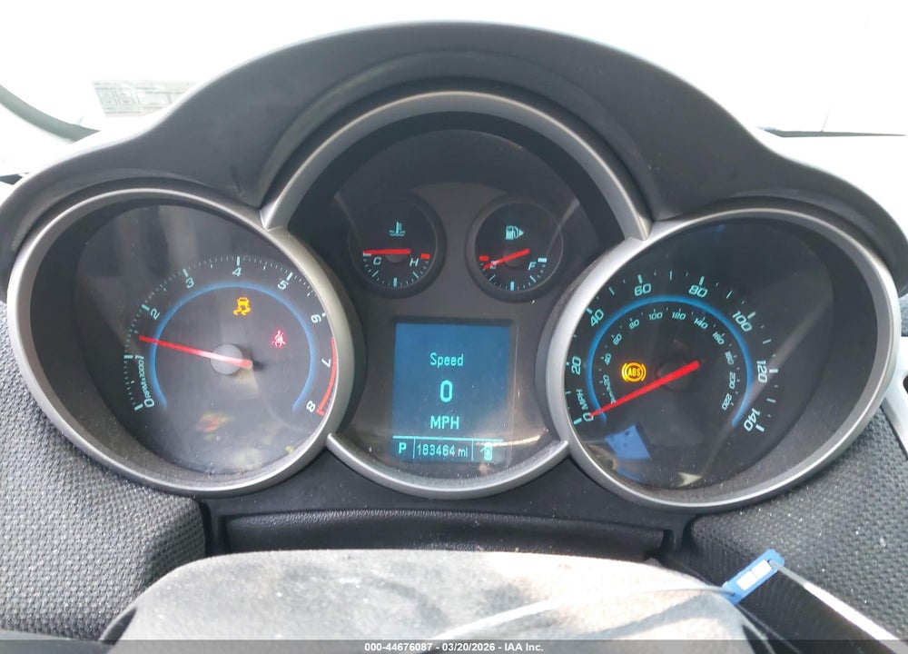 2012 CHEVROLET CRUZE 1LT VIN: 1G1PF5SC7C7241043