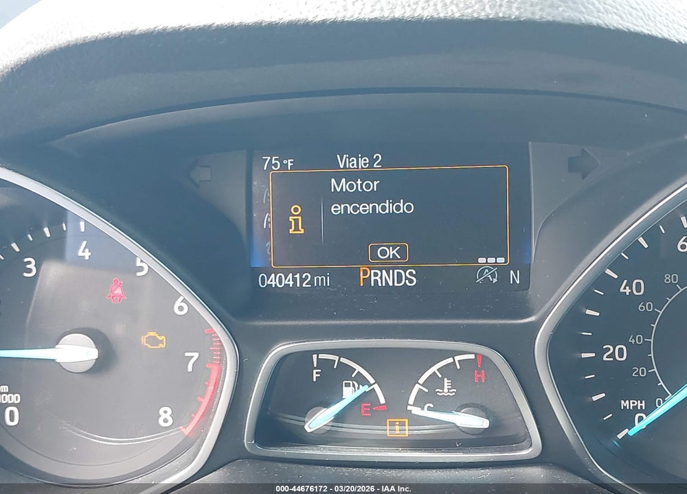 2017 FORD ESCAPE SE VIN: 1FMCU0G9XHUF06747
