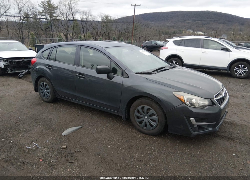 2016 SUBARU IMPREZA 2.0I VIN: JF1GPAA64G8201517
