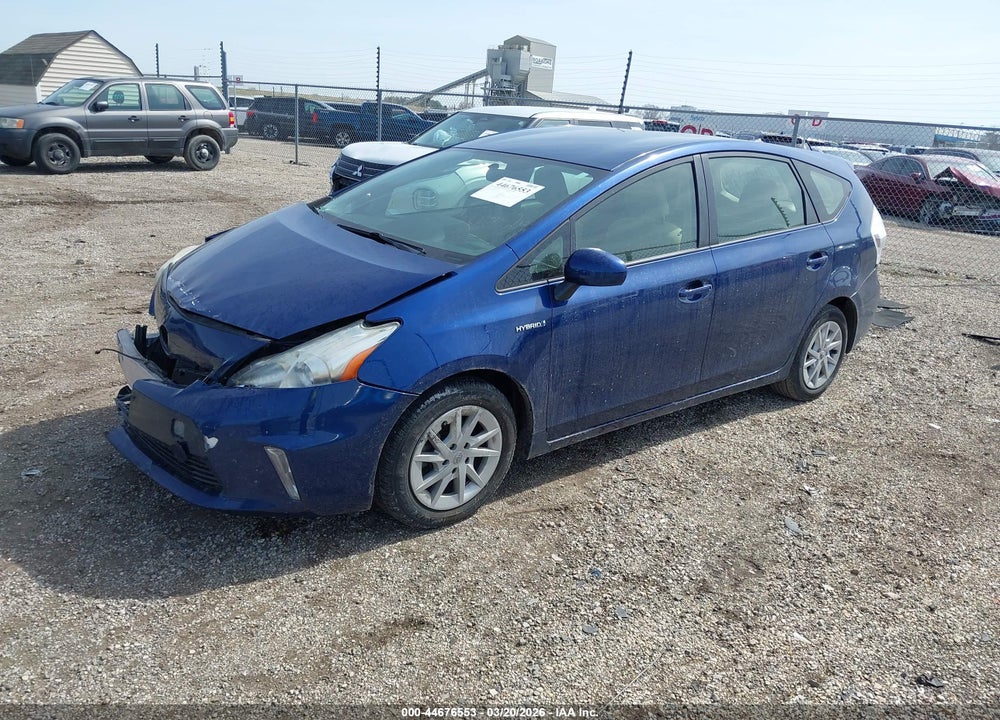 2013 TOYOTA PRIUS V THREE VIN: JTDZN3EU9D3220053