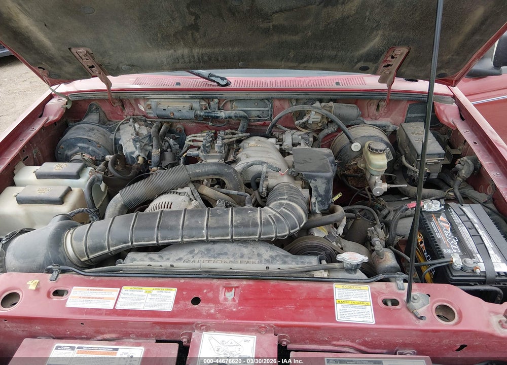 1997 FORD RANGER SPLASH/XL/XLT VIN: 1FTCR10U4VUC96653