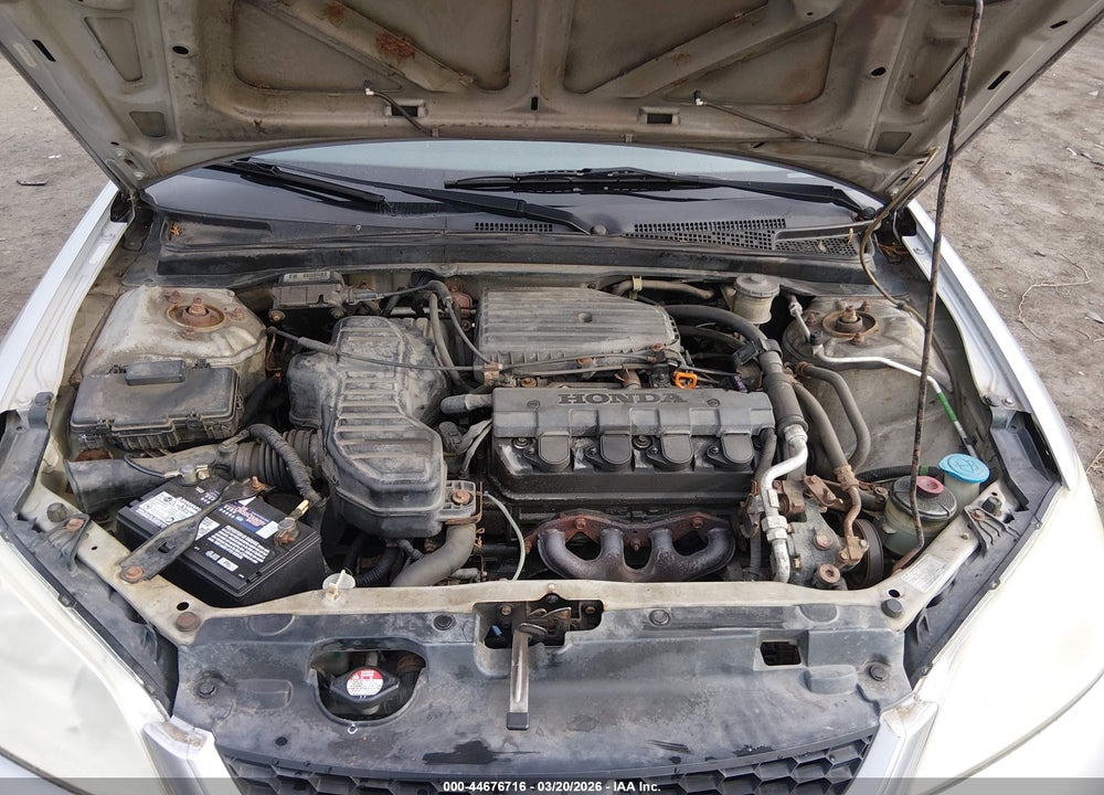2005 HONDA CIVIC LX VIN: 1HGEM22525L009417