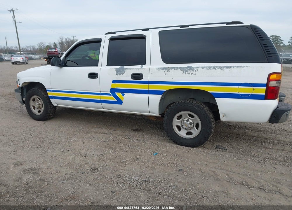 2003 CHEVROLET SUBURBAN 1500 LS VIN: 1GNFK16Z63R307678
