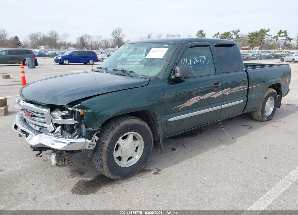 2004 GMC SIERRA 1500 SLE VIN: 2GTEK19TX41391686