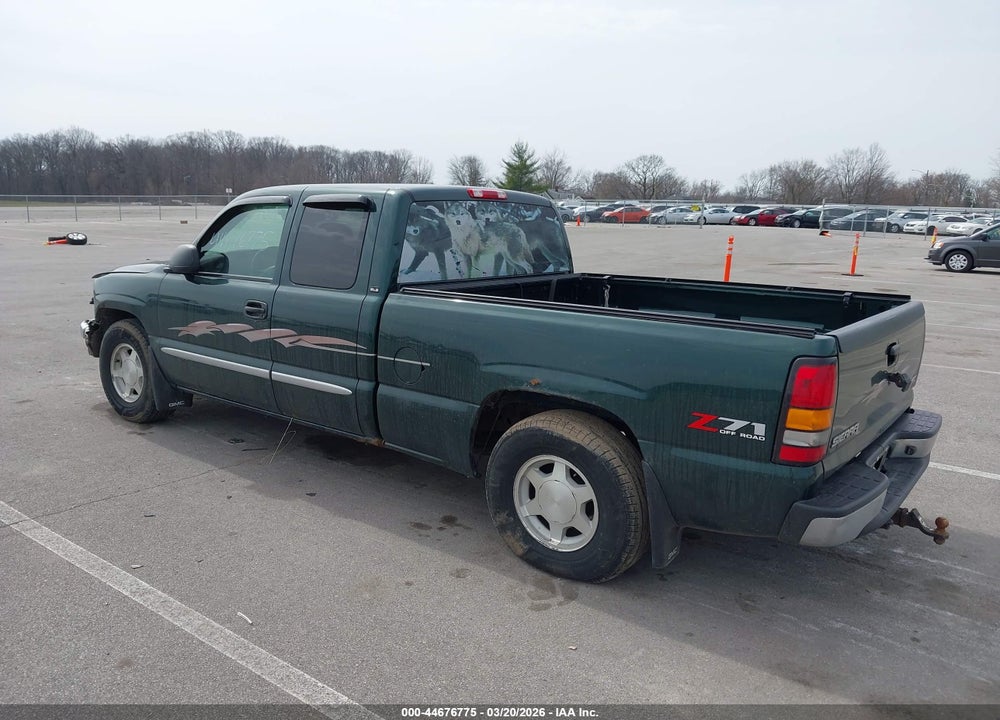 2004 GMC SIERRA 1500 SLE VIN: 2GTEK19TX41391686