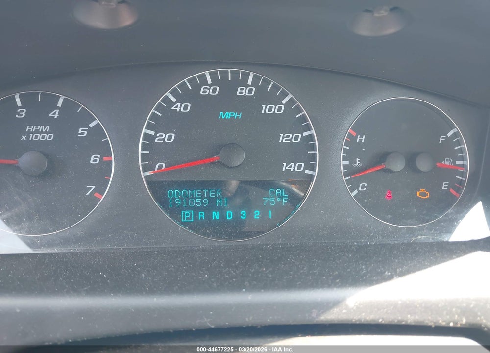2007 CHEVROLET IMPALA LT VIN: 2G1WT58K079320464