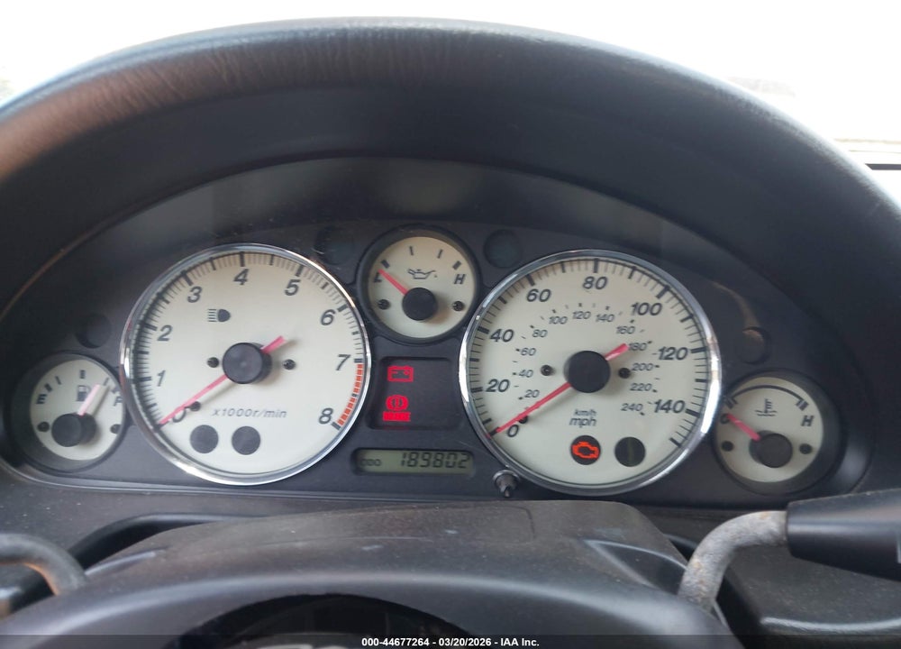 1999 MAZDA MX-5 MIATA LEATHER PKG/POPULAR EQUIPMENT PKG/SPORTS PKG/TOURING PKG VIN: JM1NB3538X0101222