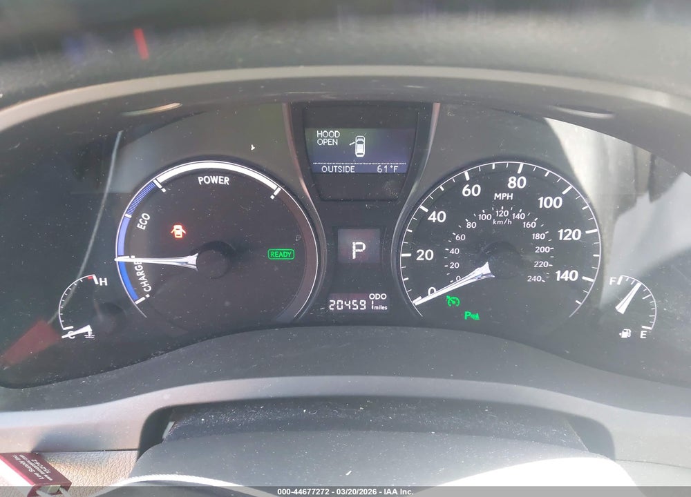 2013 LEXUS RX 450H VIN: JTJZB1BA7D2006897