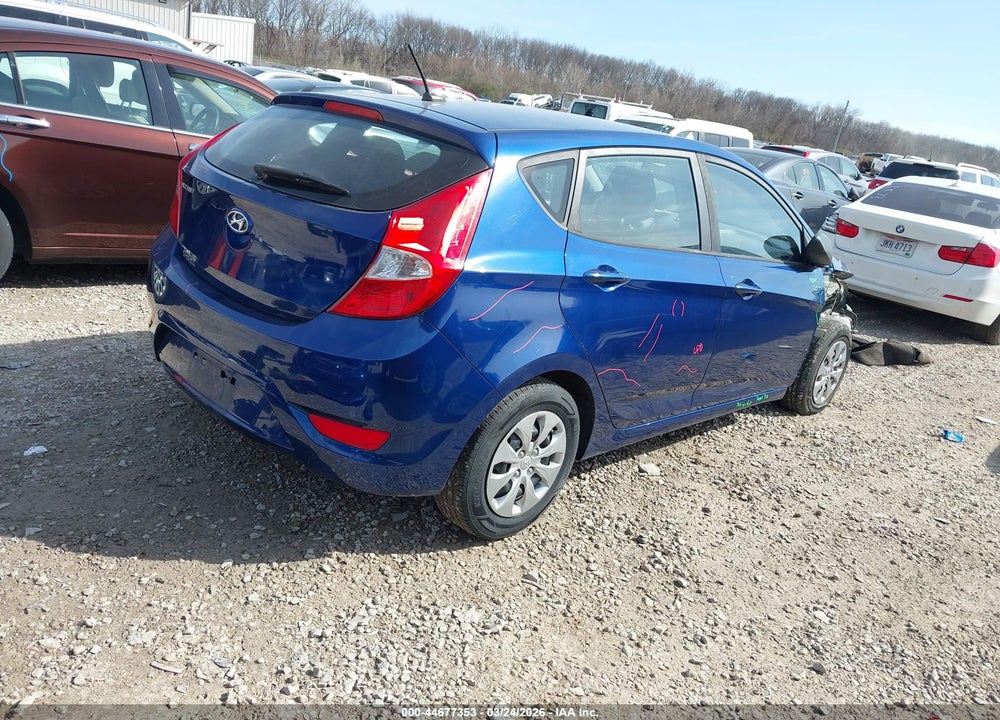 2017 HYUNDAI ACCENT SE VIN: KMHCT5AE4HU311930