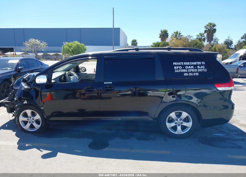2012 TOYOTA SIENNA LE V6 8 PASSENGER VIN: 5TDKK3DC8CS219699