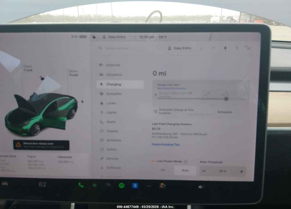 2019 TESLA MODEL 3 LONG RANGE/MID RANGE/STANDARD RANGE/STANDARD RANGE PLUS VIN: 5YJ3E1EA5KF314592
