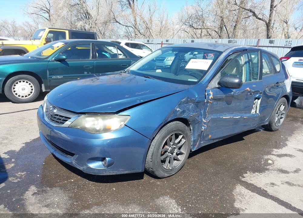2008 SUBARU IMPREZA 2.5I VIN: JF1GH61688H821041