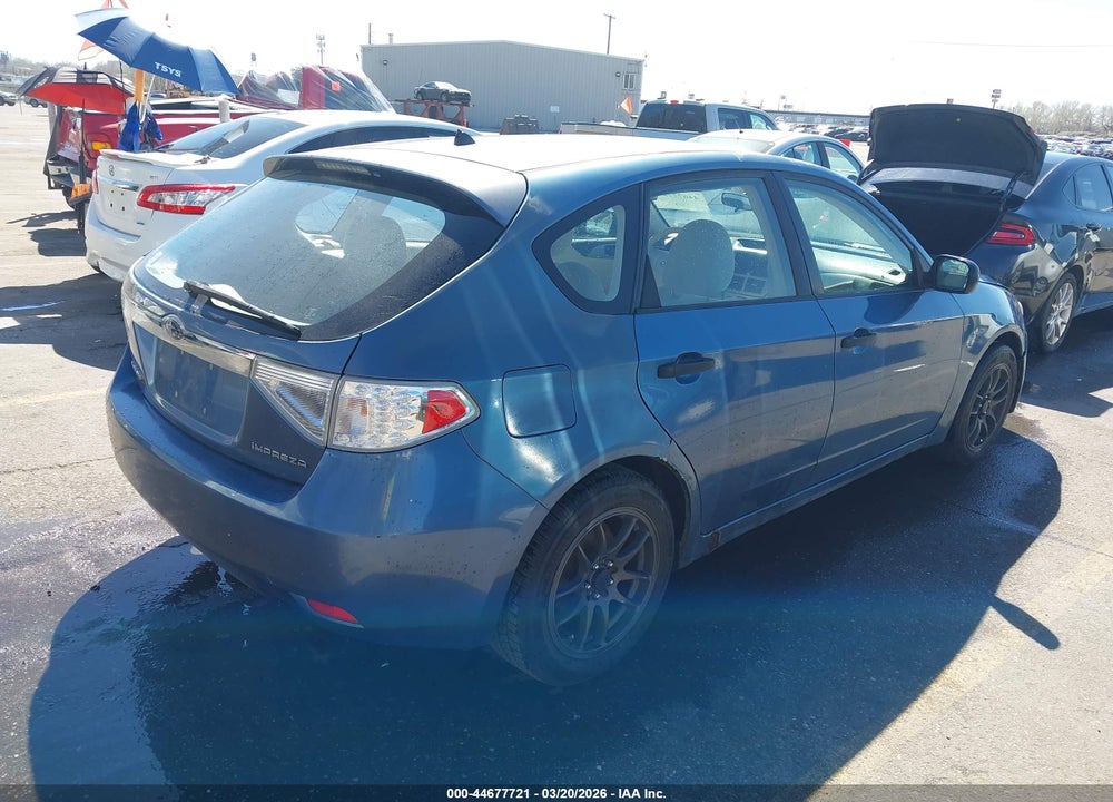 2008 SUBARU IMPREZA 2.5I VIN: JF1GH61688H821041
