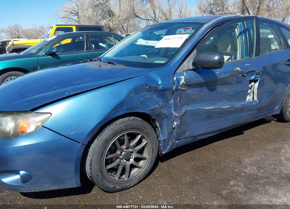 2008 SUBARU IMPREZA 2.5I VIN: JF1GH61688H821041