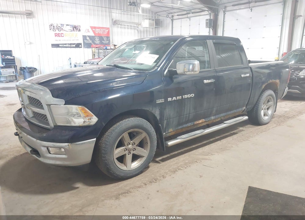 2012 RAM 1500 SLT VIN: 1C6RD7LT3CS169066
