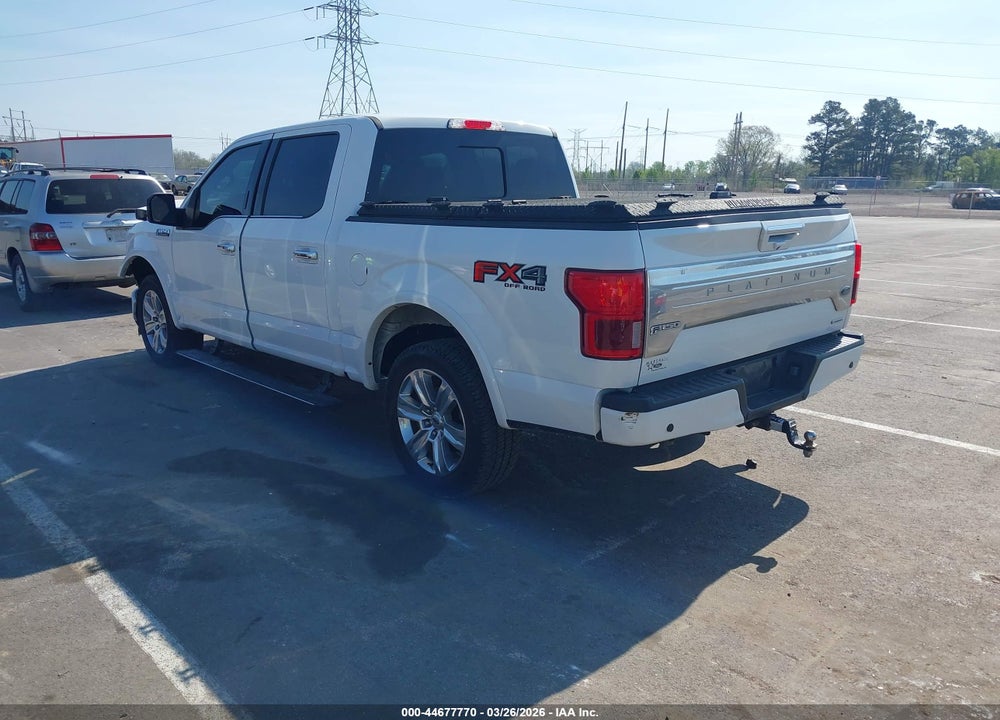 2020 FORD F-150 PLATINUM VIN: 1FTEW1E43LFA54562