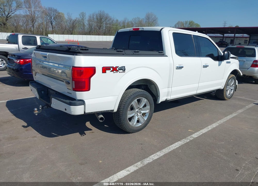 2020 FORD F-150 PLATINUM VIN: 1FTEW1E43LFA54562
