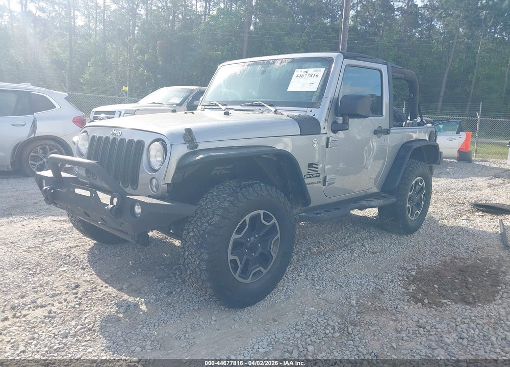 2014 JEEP WRANGLER SPORT VIN: 1C4AJWAG9EL156480