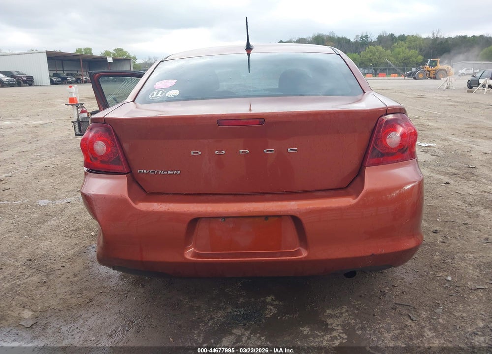 2012 DODGE AVENGER SE VIN: 1C3CDZAB4CN190337