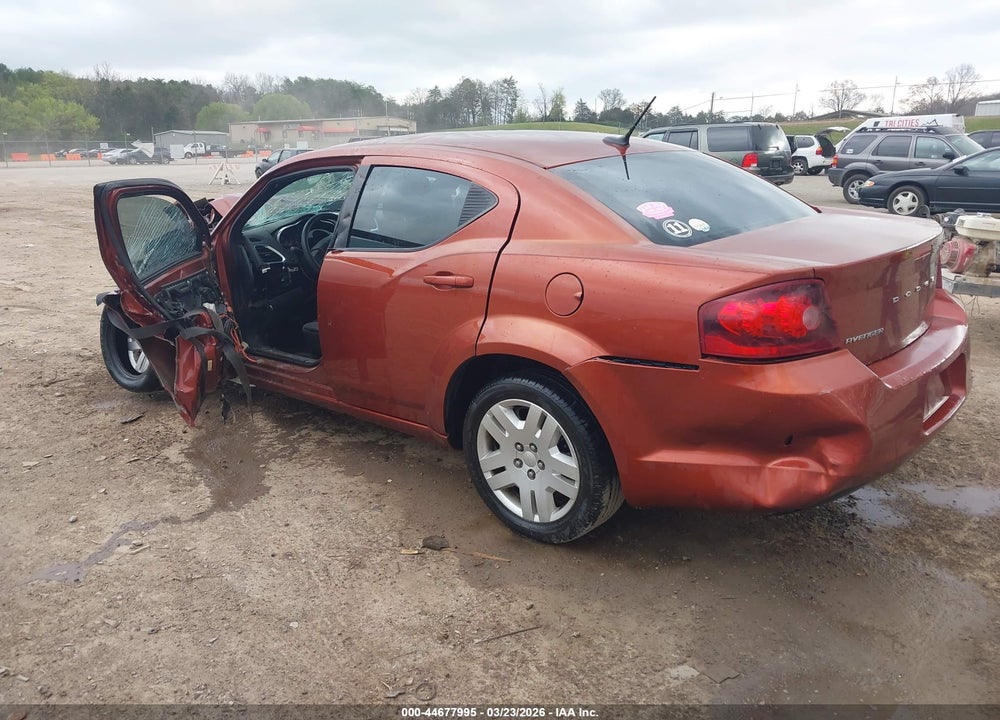 2012 DODGE AVENGER SE VIN: 1C3CDZAB4CN190337