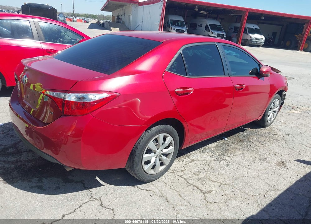 2015 TOYOTA COROLLA LE VIN: 5YFBURHEXFP230029