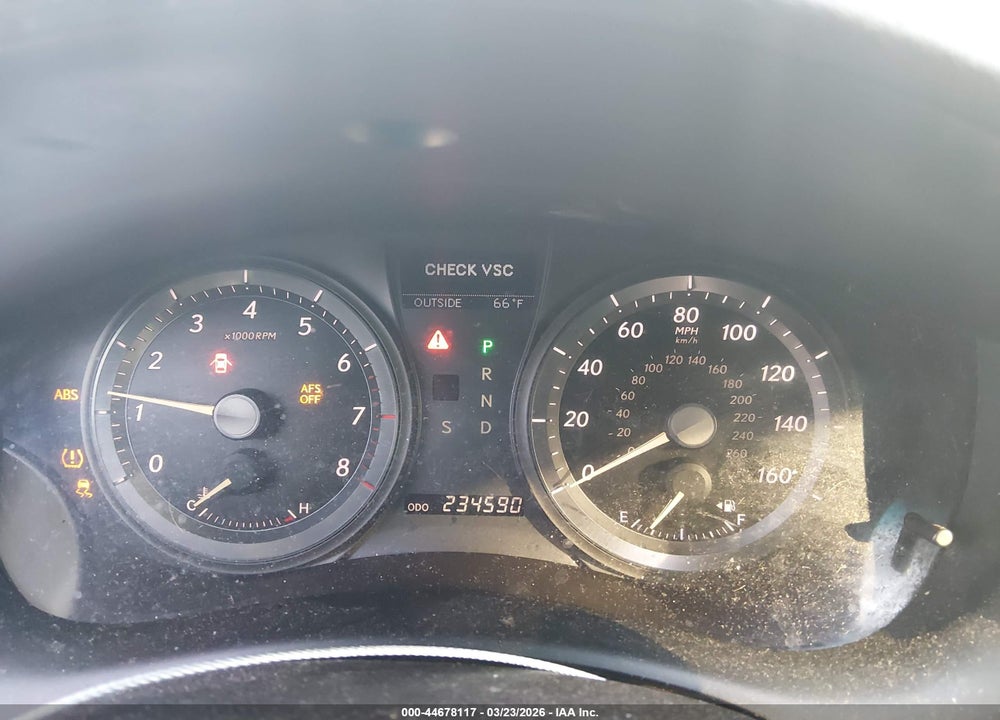 2008 LEXUS ES 350 VIN: JTHBJ46G082191354