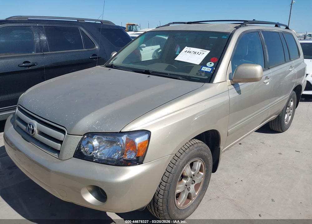 2004 TOYOTA HIGHLANDER V6 VIN: JTEGP21A540009999