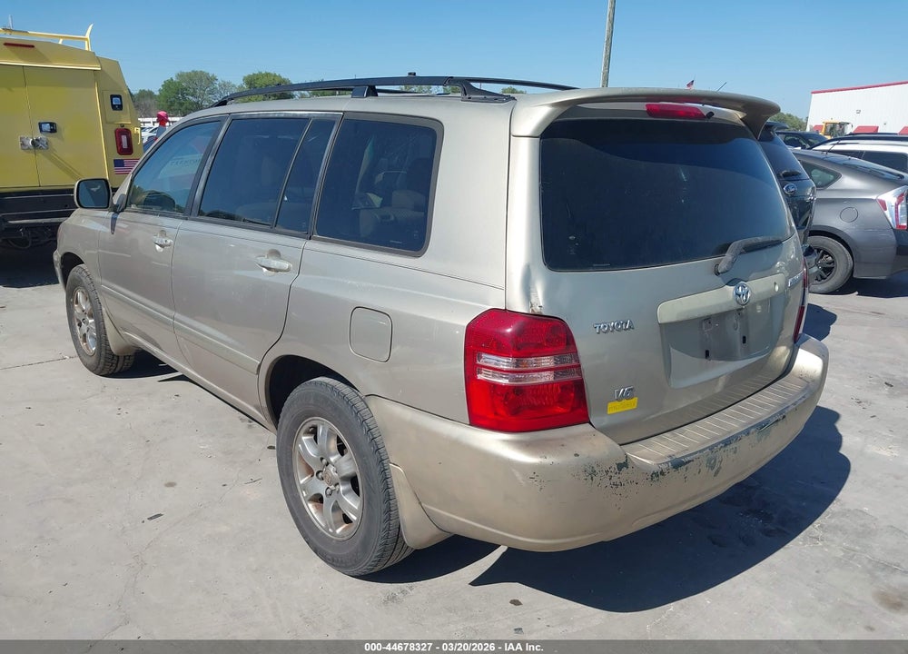 2004 TOYOTA HIGHLANDER V6 VIN: JTEGP21A540009999