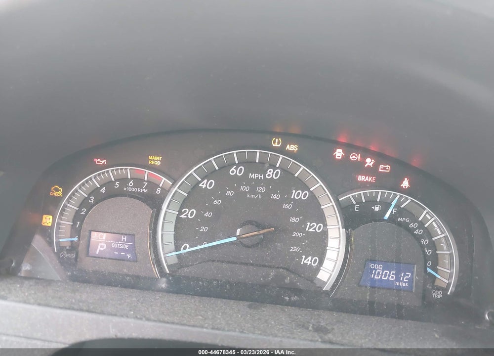 2012 TOYOTA CAMRY SE V6 VIN: 4T1BK1FK2CU019689