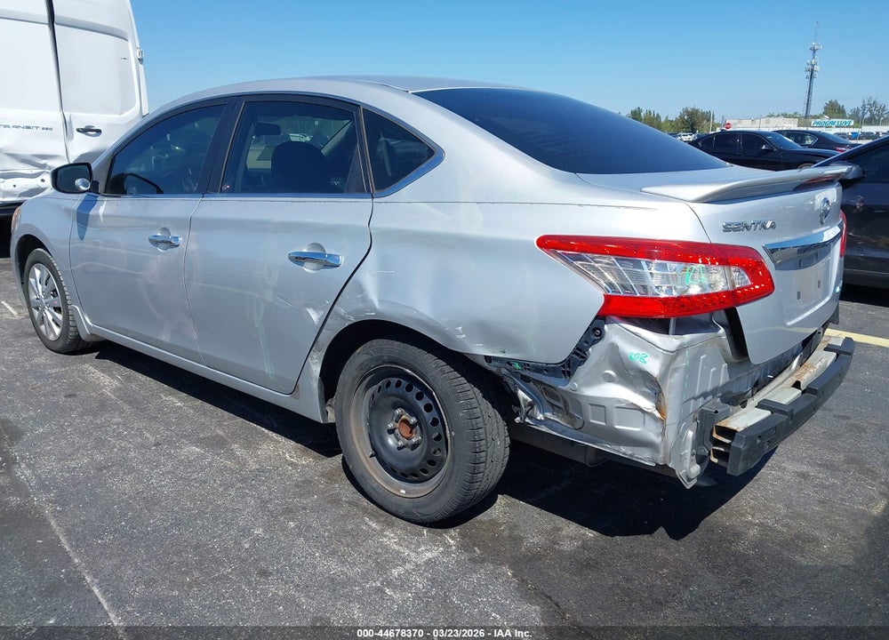 2014 NISSAN SENTRA SV VIN: 3N1AB7AP7EL653568