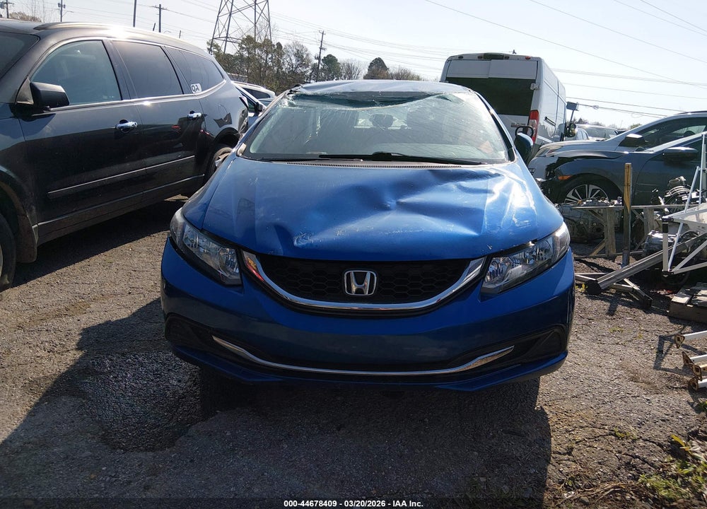 2015 HONDA CIVIC LX VIN: 19XFB2F54FE077621