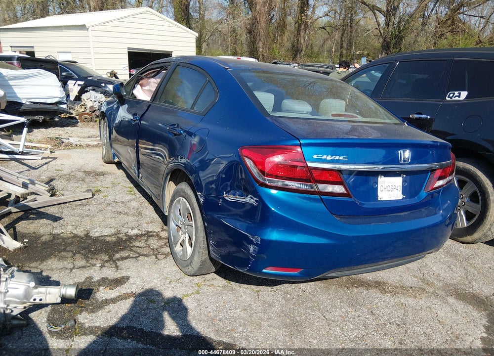 2015 HONDA CIVIC LX VIN: 19XFB2F54FE077621