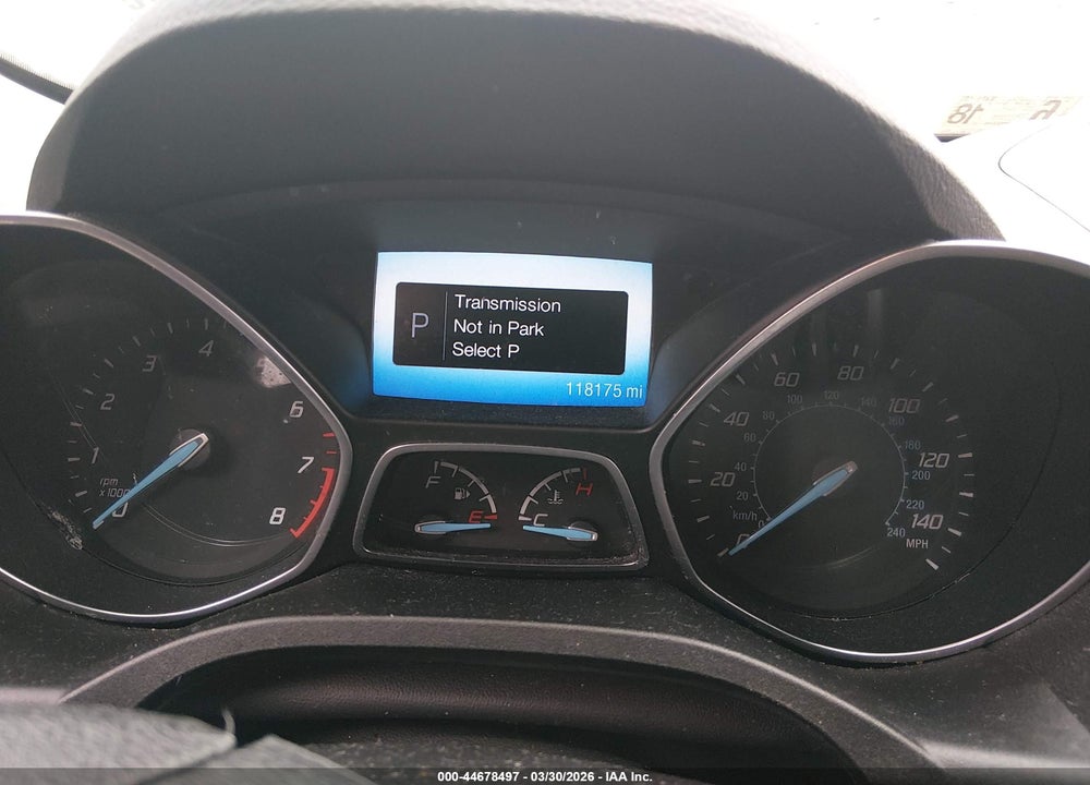 2016 FORD ESCAPE S VIN: 1FMCU0F77GUB67279