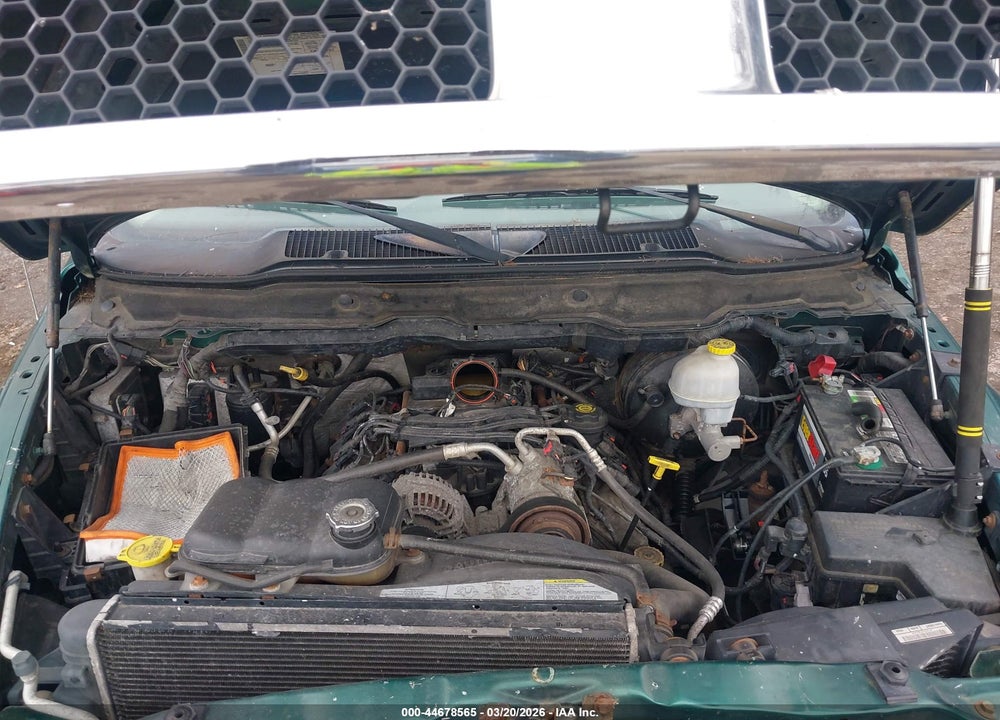 2003 DODGE RAM 2500 SLT/LARAMIE/ST VIN: 3D7KU28D03G863256