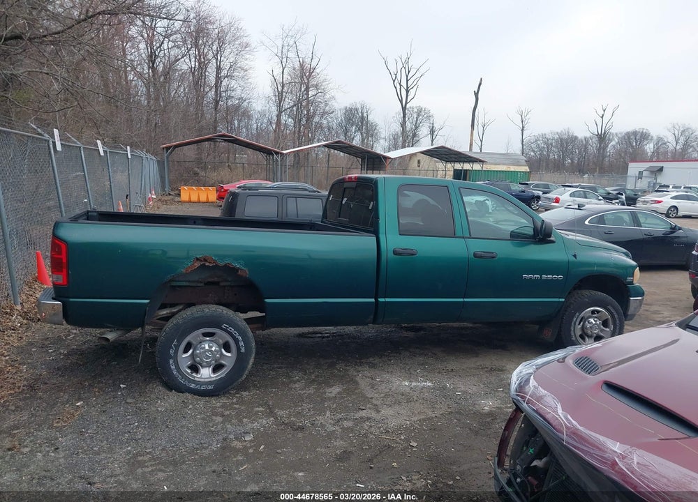 2003 DODGE RAM 2500 SLT/LARAMIE/ST VIN: 3D7KU28D03G863256